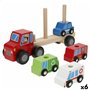 Camion porte-véhicules et Voitures 25 x 13 x 6 cm (6 Unités)