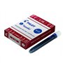 PILOT Lot de 12 cartouches d'encre Namiki pour stylo plume Capless Bleu
