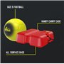 Swingball Reflex Soccer Toute Surface Inclus avec Ballon Gonflable Taille 4 ET Pompe - Dès 6 Ans dim L30 x l30 x h8
