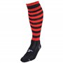 Cercles de chaussettes de football/rugby/hockey pour Homme Noir/rouge