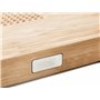 Joseph Joseph - Planche à Découper Bambou Naturel, Bois, avec Grip Central et Bord Relevé pour récupérer le jus - Marron-Beige