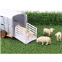Toyland® - Lot de 6 Figurines d'animaux de Moutons et d'agneaux à l'échelle 1:32 - Collection Ferme - Figurines de Collection
