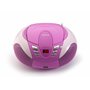 Lenco SCD-37 Radio AM/FM Portable avec Lecteur CD/mp3/wma Port USB Rose