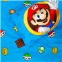 Nintendo Super Mario Parure de lit Simple avec Housse de Couette réversible Double Face avec taie d'oreiller Assortie en Polycot