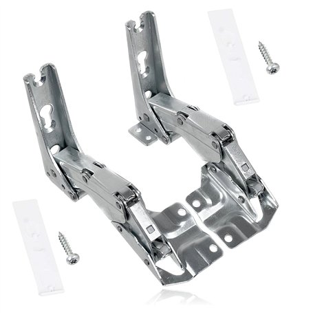 SPARES2GO Hettich Lot de charnières de porte intégrées pour réfrigérateur congélateur (charnières gauche et droite avec codes :