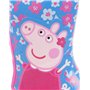 Vanilla Underground Peppa Pig Wellies Easy-On Handles Bottes de pluie bleu rose pour fille de fleur 27 EU