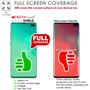 TECHGEAR Protection Écran Galaxy S10 Plus S10+ [ghostSHIELD] Film de Protection Souple en TPU avec Protection Totale d'Écran Com