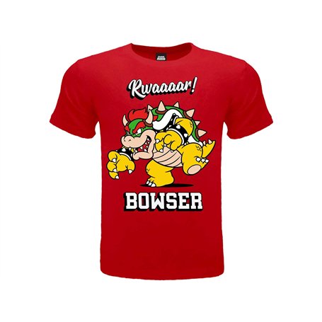 Fashion UK T Shirt Personnage Bowser. T-shirt officiel. 100% coton