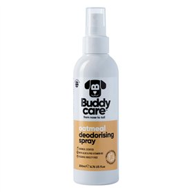 Buddycare | Spray Déodorant pour Chiens - Spray Déodorant Apaisant pour Chiens - Avec Aloe Vera & Pro Vitamine B5, Farine d'Avoi Buddycare | Spray Déodorant pour Chiens - Spray Déodorant Apaisant pour Chiens - Avec Aloe Vera & Pro Vitamine B5