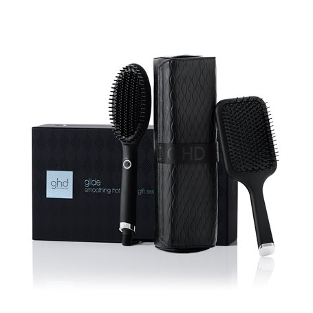 GHD - Coffret Glide - Brosse Chauffante Lissante (Noire)