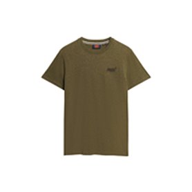 Superdry, T.Shirt Essential Logo EMB Tee, M1011245A, Olive Fleck Marl, 3XL, Man, Adulto Superdry