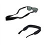 TRIXES Cordon Lunettes Attache en néoprène Extensible Sport Noir pour Lunettes de Soleil