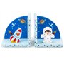 Mousehouse Gifts - Serre-Livres 3D pour Chambre d'enfant - en Bois/thème fusée