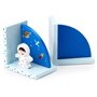 Mousehouse Gifts - Serre-Livres 3D pour Chambre d'enfant - en Bois/thème fusée