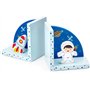 Mousehouse Gifts - Serre-Livres 3D pour Chambre d'enfant - en Bois/thème fusée