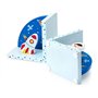 Mousehouse Gifts - Serre-Livres 3D pour Chambre d'enfant - en Bois/thème fusée