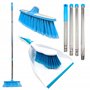 Balai de balayage d'intérieur avec pelle à poussière et brosses assorties