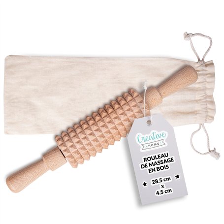 Creative Home Masseur Anti Cellulite en Bois avec Poignées | 28