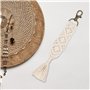 BELLE VOUS Attache Porte Clé Bohème avec Mini Macramé (Lot de 3) - 3 Modèles - Mousqueton Porte Clé Unique Tissé à la Main pour