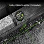 Tracer Corde de Construction Anti-nœuds Haute visibilité sur Bobine rotative avec poignée intégrée Vert 100 m