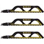 3 x SabreCut SCRS1243HM_3 lames de scie sabre en carbure de tungstène 305 mm 2 TPI S1243HM pour briques moyennes en fibre de cim