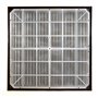 Grille d'aération graphite 350 mm x 350 mm avec moustiquaire de ventilation 35,6 cm