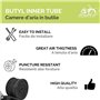 N° 2 chambres à air 3.50/4.00-8 Valve TR13 pour pneus roues brouette tracteur de gazon jardin jardin