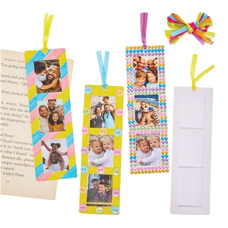 Baker Ross FX945 Marque-pages cadre photo - Lot de 12