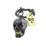 O meta[l]morphose METALMORPHOSE - Porte-clés Tête de mort et carte as de pique - MTM137-01 Noir