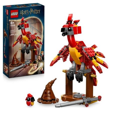 LEGO Harry Potter 76448 Fumseck : Le Phénix de Dumbledore - Jouet Pour Fille Des 8 Ans