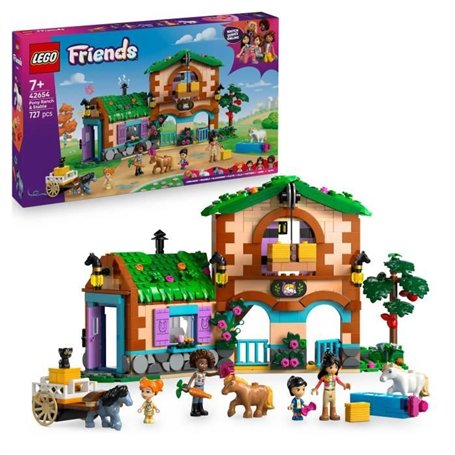 LEGO Friends 42654 Le Ranch et les Écuries des Poneys - Jeu de Construction Fille 7 Ans