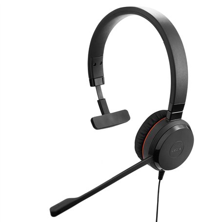 Jabra Evolve 30 II Casque Mono-Filaire certifié Unified Communications avec unité de contrôle d'appel