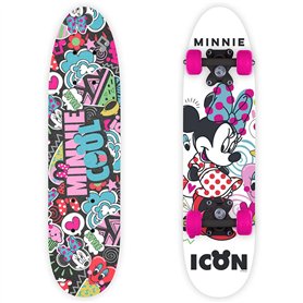 Seven Polska Skateboard Minnie Mouse (Bois) 61 x 15 x 8/10 cm (9935) Multicolore Taille Unique