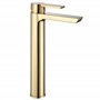 Rea ROBINET DE LAVABO ARGUS GOLD HIGH Mitigeur Salle de Bain en Laiton Monocommande Chaude et Froide Réglable Robinet de Lavage