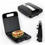 Huslog Toaster Panini Grill 1400W avec Plaques Antiadhésives