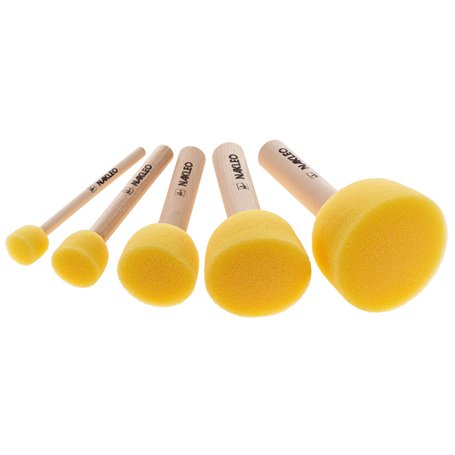 NAKLEO Lot de 5 Pinceau Mousse Peinture