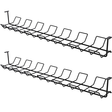 KADAX Plateau de Gestion des Câbles sous Le Bureau