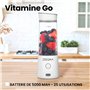 ZEEGMA VITAMINE GO Mixeur Portable pour Cocktails et Smoothies 300W, Mélangeur Personnel Portable, Mini Blender Portable 450 ml 