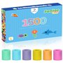 La Manuli Lot de 1500 grandes perles à repasser de 10 mm - Taille XL - Pour enfants à partir de 3 ans - Kit de recharge de perle