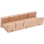 KOTARBAU® Boîte à découper en bois 30 x 12 cm pour couper les raccords d'angle, lattes, boîte à onglets, boîte à scies
