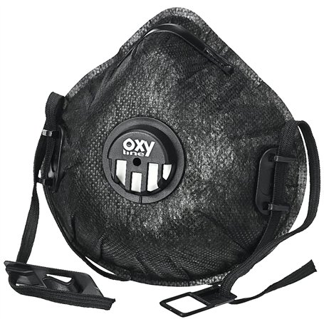 Oxyline 10x FFP3 X320 SV RD Masque de protection respiratoire demi-masque masque anti-poussière masque respiratoire masque de pr