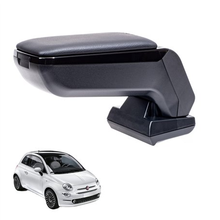 RATI ARMSTER S Accoudoir adapté pour FIAT 500 2016-2024 [noir