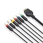 Jerilla PS2 PS3 Câble Composant, 1.8m Câble AV Audio Vidéo HD, 1080P Câble Composant RCA Sortie YPbPr pour Console PS2/PS3, TVHD