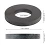 Aimant à anneau de ferrite de 10,2 cm de diamètre, céramique pour expérience scientifique.