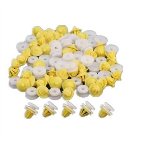 Viviance 50 Pièces Panneau De Carte Porte Intérieure De Clips en Plastique Compatible avec Renault Clio Laguna Scenic Master Meg