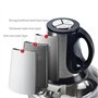 5L Hachoir Électrique d'Aliments, 500W Hachoir Électrique Avec Bol Acier, 5 Lames Amovibles pour Hacher Viande pour Hacher Viand