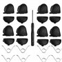 4 Pack Bouton Manette PS4 Pièces de Rechange L1 L2 R1 R2 Trigger Ressorts Boutons pour JDS-030 PlayStation 4 PS4 Controller Avec