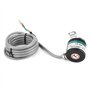 Encodeur Rotatif incrémental GTK3808 Encodeur Rotatif photoélectrique à Arbre Creux ABZ 3 Phase 1000 Impulsion 5V-24V Encodeur L