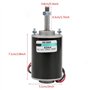 Moteur Courant Continu Aimant Permanent Couple Élevé DC Moteur Haute Vitesse 30W CW/CCW pour Générateur de Bricolage(12V 3500RPM