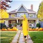SYTTNUM Costume Banane Pour Adultes Enfants 2 Pièces,Costume De Banane Amusant,Tenue De Fruits Unisexe Amusante Fêtes Et Événeme